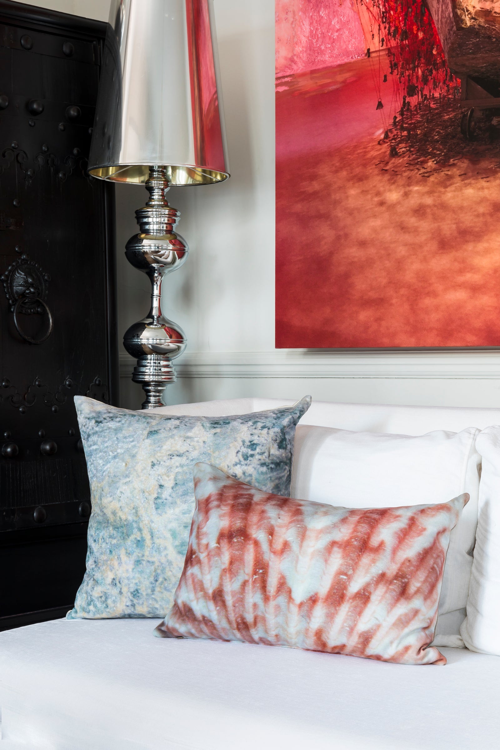 Coral Jacquard
